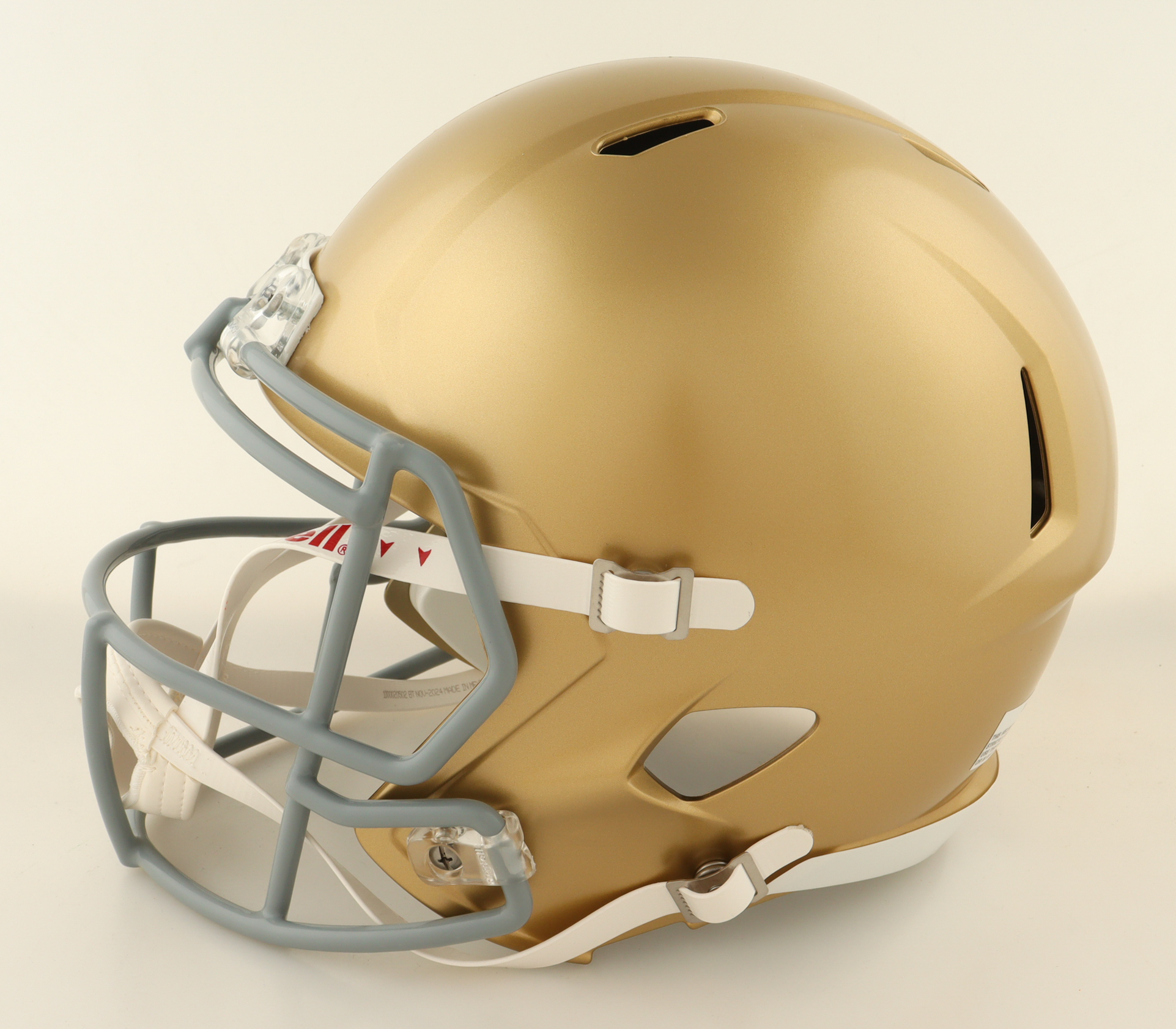 Rudy Ruettiger Signed Notre Dame Fighting Irish Full-Size Speed Helmet with Extensive Inscription (Beckett) at PristineAuction.com Rudy Ruettiger Signed Notre Dame Fighting Irish Full-Size Speed Helmet with Extensive Inscription (Beckett) at PristineAuction.com