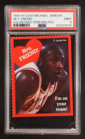 Hey Friend I'm On Your Team 1989 Cleo Michael Jordan Valentines #NNO (PSA 9) at PristineAuction.com