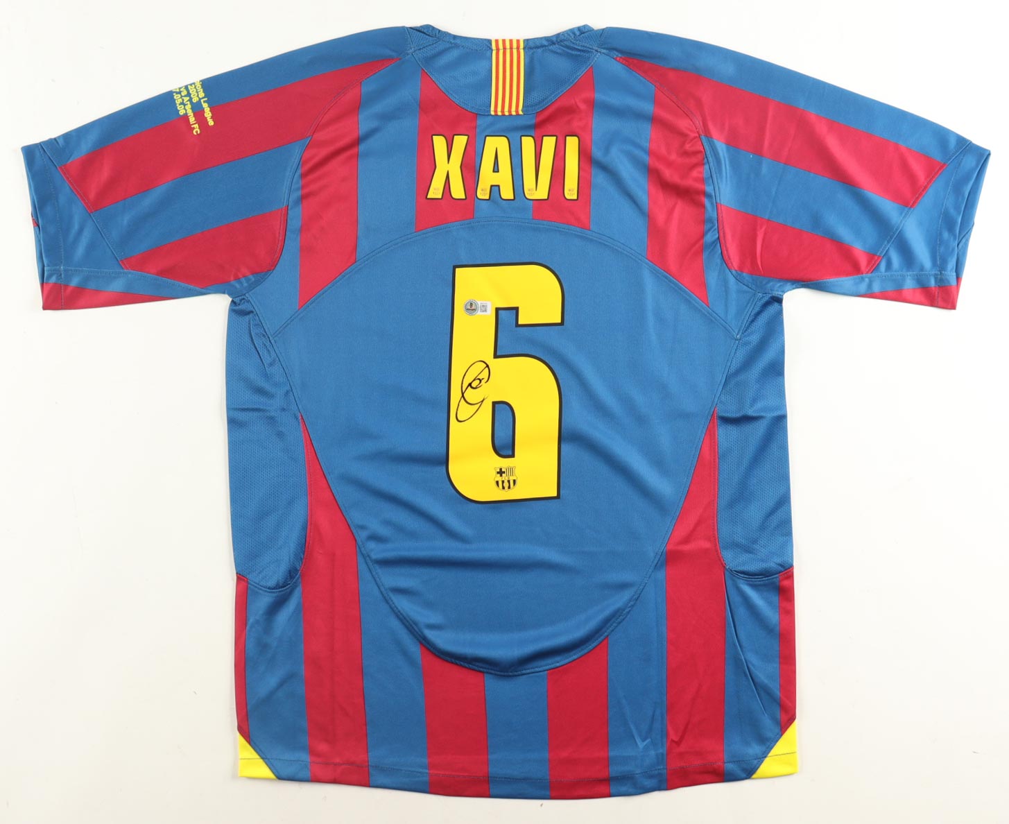 Xavi Hernandez Signed FC Barcelona Nike Authentic Jersey (Beckett) at PristineAuction.com Xavi Hernandez Signed FC Barcelona Nike Authentic Jersey (Beckett) at PristineAuction.com