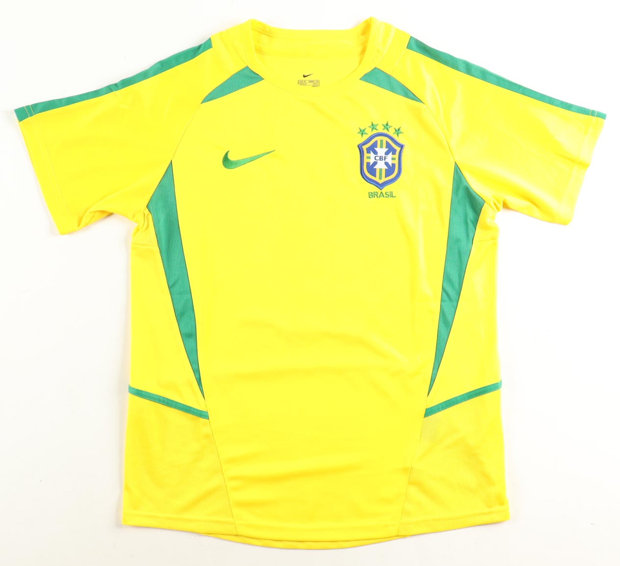 Rivaldo Ferreira Signed Brazil Nike Authentic Jersey (Beckett) at PristineAuction.com Rivaldo Ferreira Signed Brazil Nike Authentic Jersey (Beckett) at PristineAuction.com