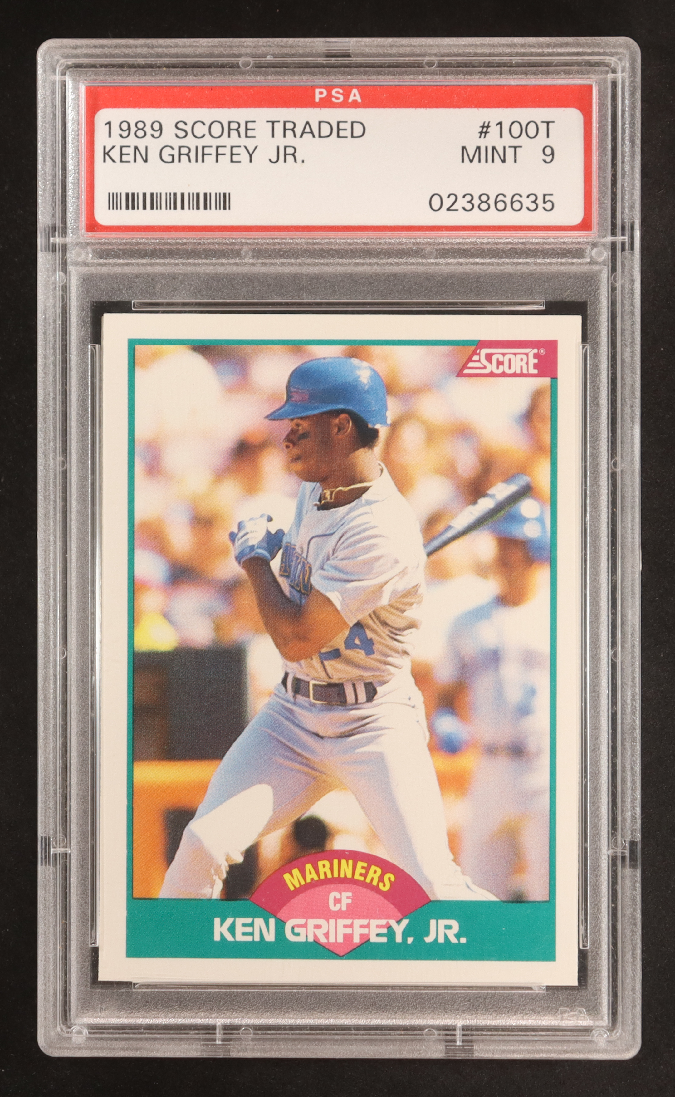 Ken Griffey Jr. 1989 Score/Traded #100T RC (PSA 9) at PristineAuction.com Ken Griffey Jr. 1989 Score/Traded #100T RC (PSA 9) at PristineAuction.com