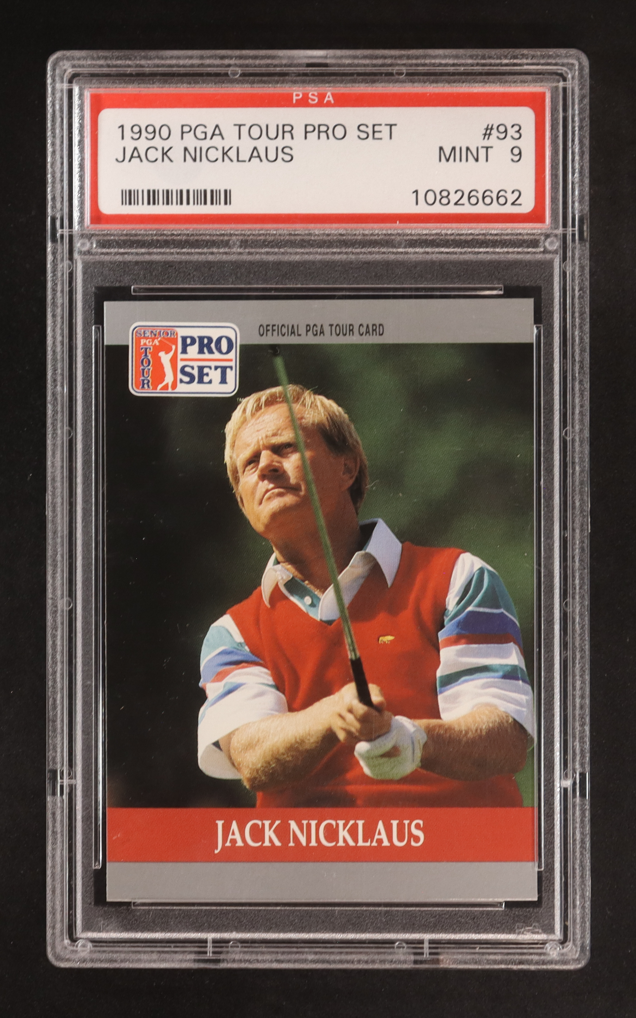 Jack Nicklaus 1990 Pro Set #93 (PSA 9) at PristineAuction.com Jack Nicklaus 1990 Pro Set #93 (PSA 9) at PristineAuction.com