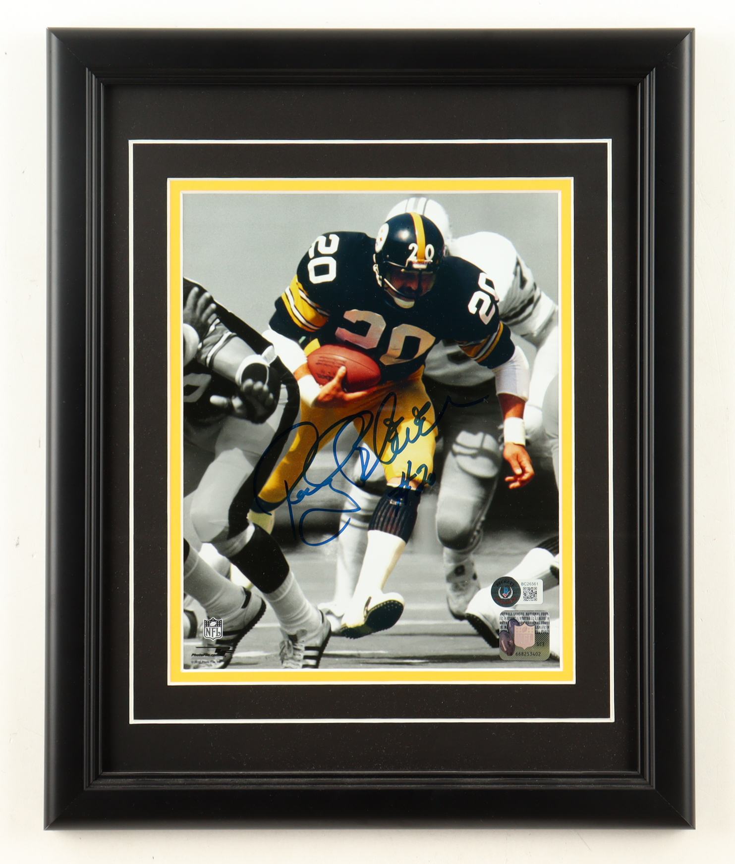 Rocky Bleier Signed Steelers Custom Framed Photo Display (Beckett) at PristineAuction.com Rocky Bleier Signed Steelers Custom Framed Photo Display (Beckett) at PristineAuction.com
