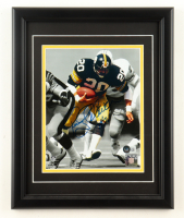 Rocky Bleier Signed Steelers Custom Framed Photo Display (Beckett) at PristineAuction.com