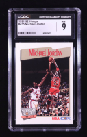 Michael Jordan 1991-92 Hoops #455 SC (CGC 9) at PristineAuction.com