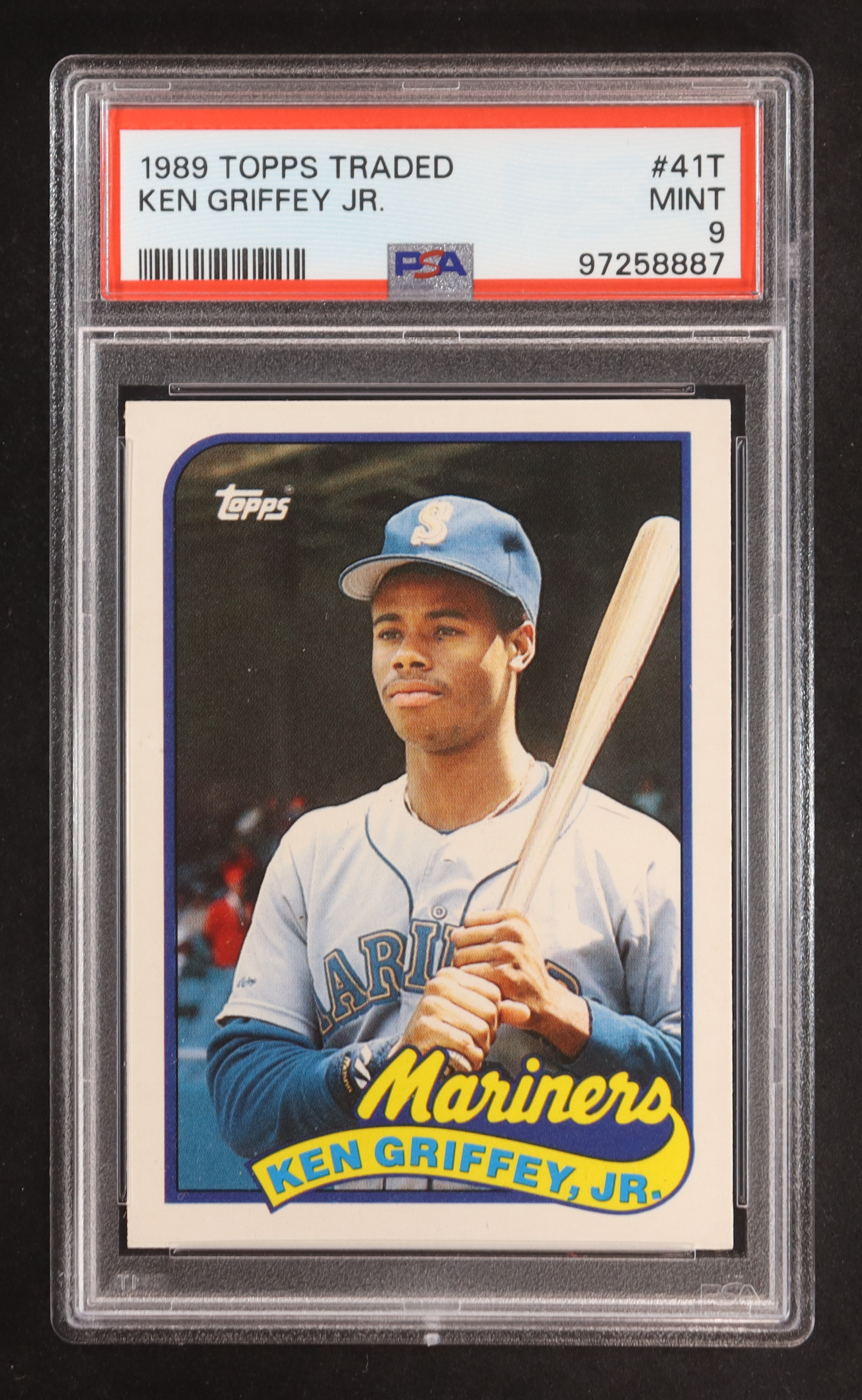 Ken Griffey Jr. 1989 Topps Traded #41T RC (PSA 9) at PristineAuction.com Ken Griffey Jr. 1989 Topps Traded #41T RC (PSA 9) at PristineAuction.com