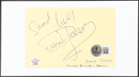 David Jason Signed 4x7 Cut Inscribed "Good Luck" with 8x10 Photo (Beckett) at PristineAuction.com