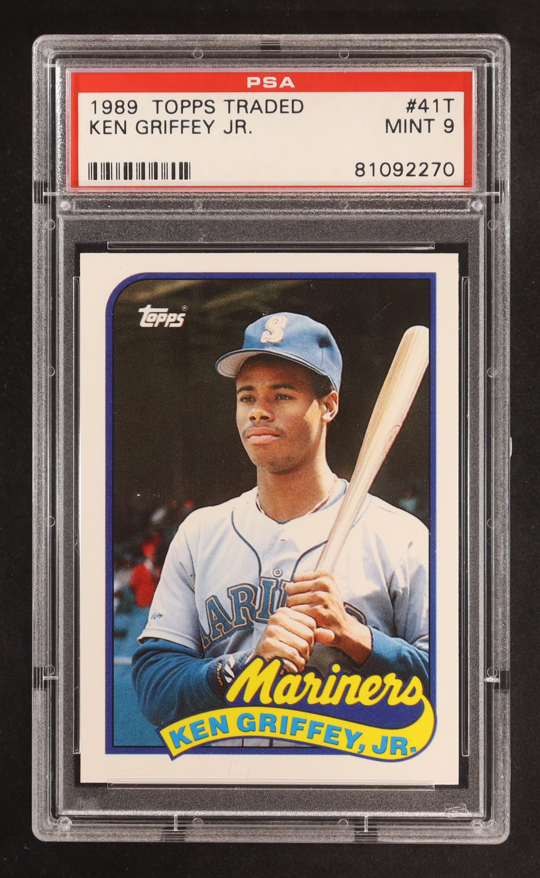 Ken Griffey Jr. 1989 Topps Traded #41T RC (PSA 9) at PristineAuction.com Ken Griffey Jr. 1989 Topps Traded #41T RC (PSA 9) at PristineAuction.com