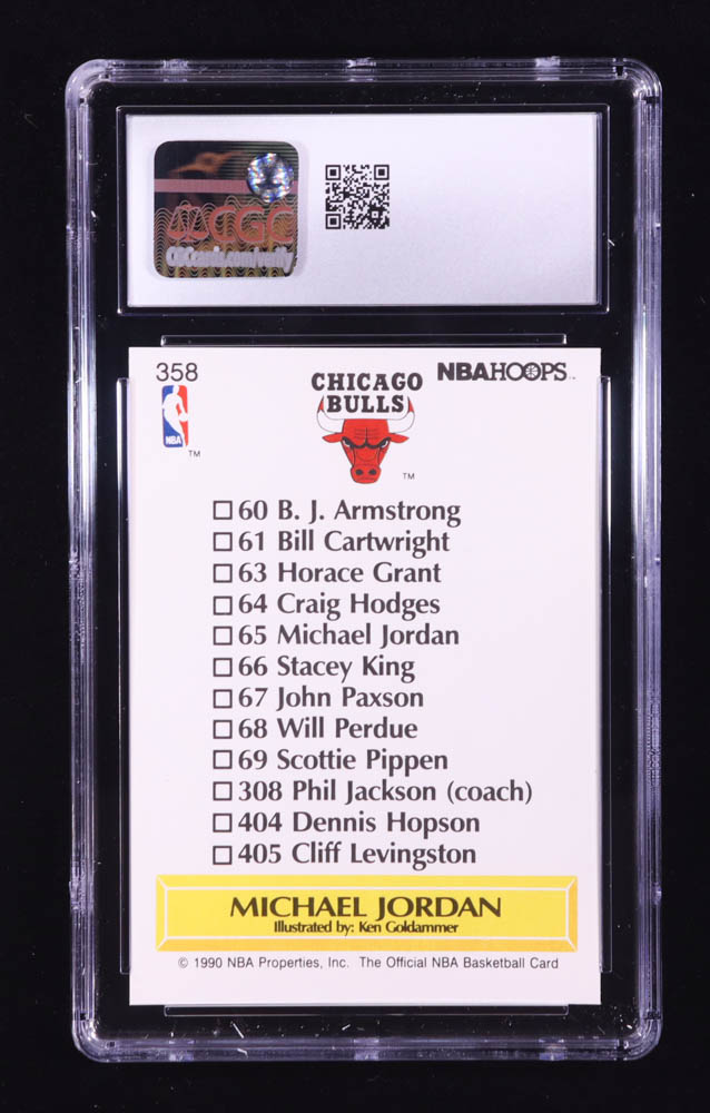 Michael Jordan 1990-91 Hoops #358 TC (CGC 9) at PristineAuction.com Michael Jordan 1990-91 Hoops #358 TC (CGC 9) at PristineAuction.com