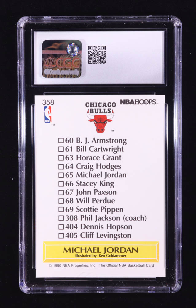 Michael Jordan 1990-91 Hoops #358 TC (CGC 9) at PristineAuction.com Michael Jordan 1990-91 Hoops #358 TC (CGC 9) at PristineAuction.com