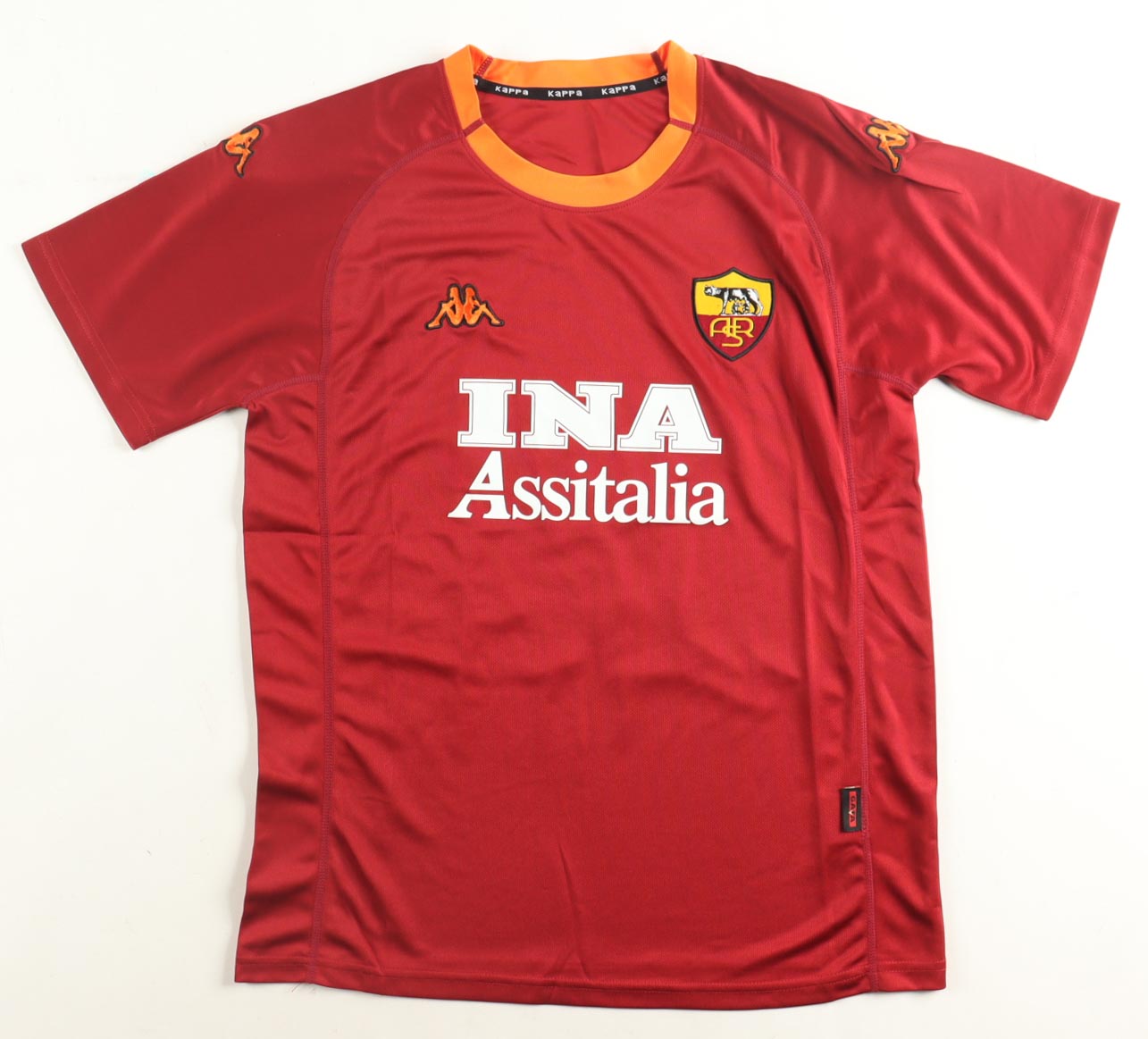 Francesco Totti Signed AS Roma Kappa Authentic Jersey (Beckett) at PristineAuction.com Francesco Totti Signed AS Roma Kappa Authentic Jersey (Beckett) at PristineAuction.com