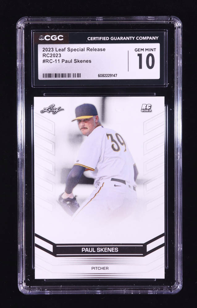 Paul Skenes 2023 Leaf Special Release RC2023 #RC11 RC (CGC 10) at PristineAuction.com Paul Skenes 2023 Leaf Special Release RC2023 #RC11 RC (CGC 10) at PristineAuction.com