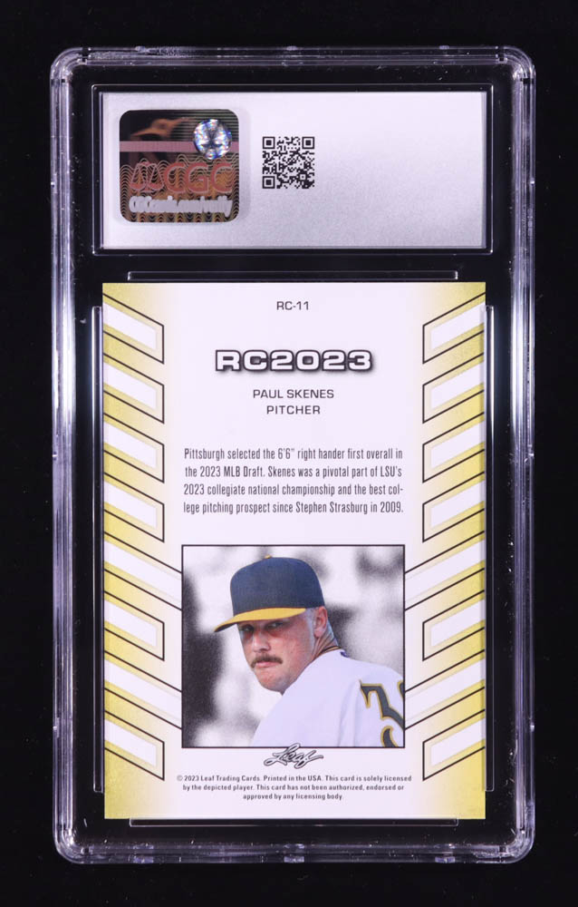 Paul Skenes 2023 Leaf Special Release RC2023 #RC11 RC (CGC 10) at PristineAuction.com Paul Skenes 2023 Leaf Special Release RC2023 #RC11 RC (CGC 10) at PristineAuction.com