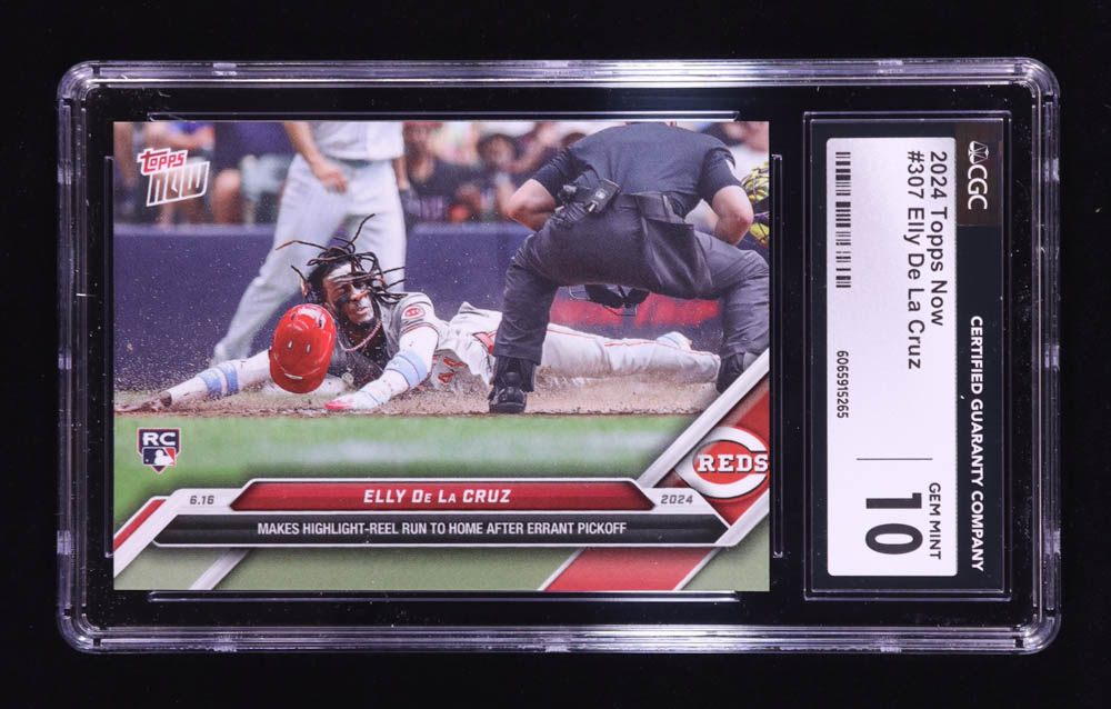 Elly De La Cruz 2024 Topps Now #307 RC (CGC 10) at PristineAuction.com Elly De La Cruz 2024 Topps Now #307 RC (CGC 10) at PristineAuction.com