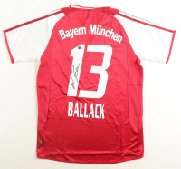 Michael Ballack Signed FC Bayern Munich Adidas Authentic Jersey (Beckett) at PristineAuction.com