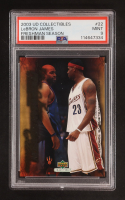LeBron James 2004 Upper Deck LeBron James Freshman Season #22 (PSA 9) at PristineAuction.com