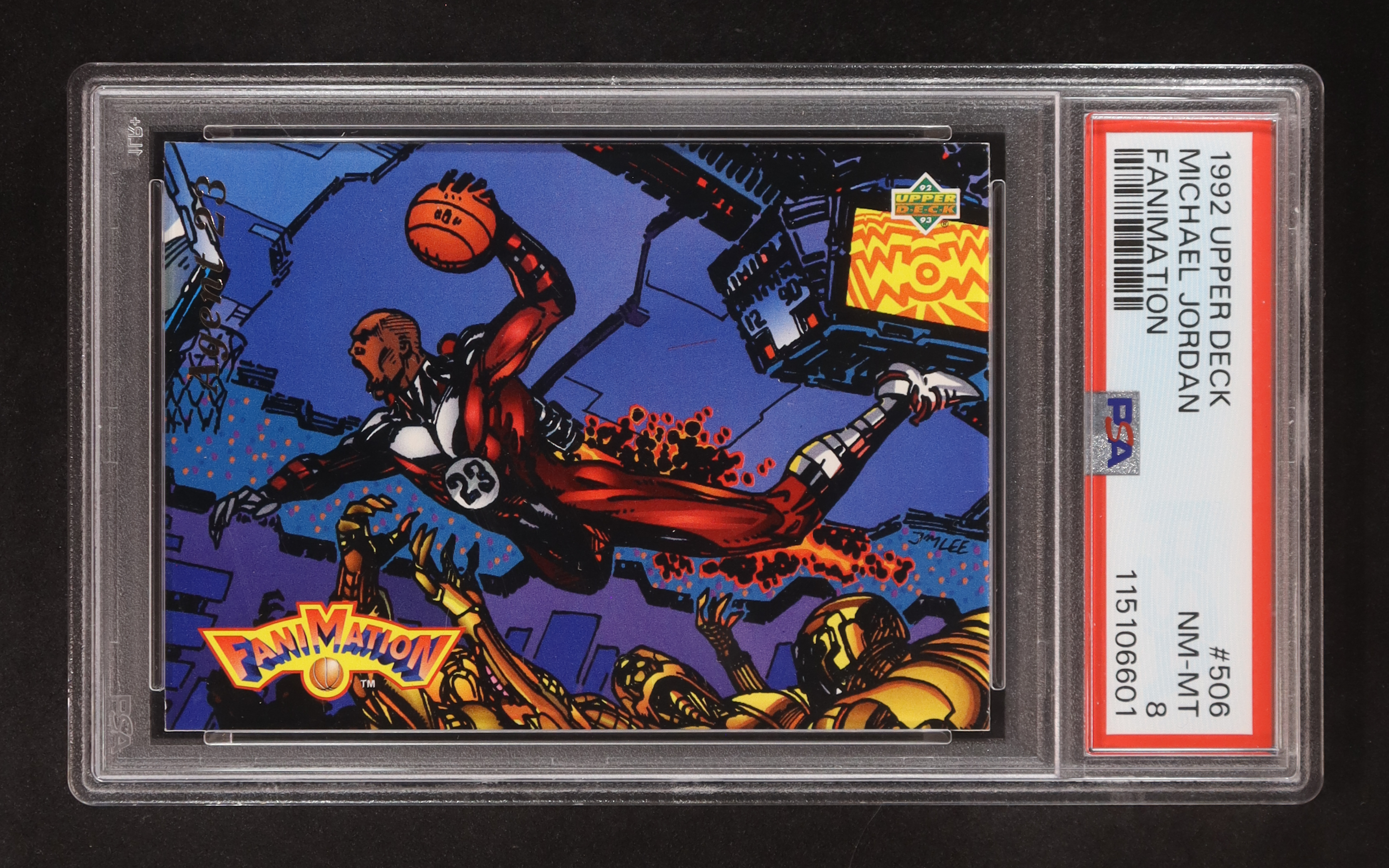 Michael Jordan 1992-93 Upper Deck #506 FAN (PSA 8) at PristineAuction.com Michael Jordan 1992-93 Upper Deck #506 FAN (PSA 8) at PristineAuction.com