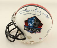 Howie Long Signed Hall Of Fame Logo Mini Helmet Inscribed "HOF 00" (PSA) at PristineAuction.com