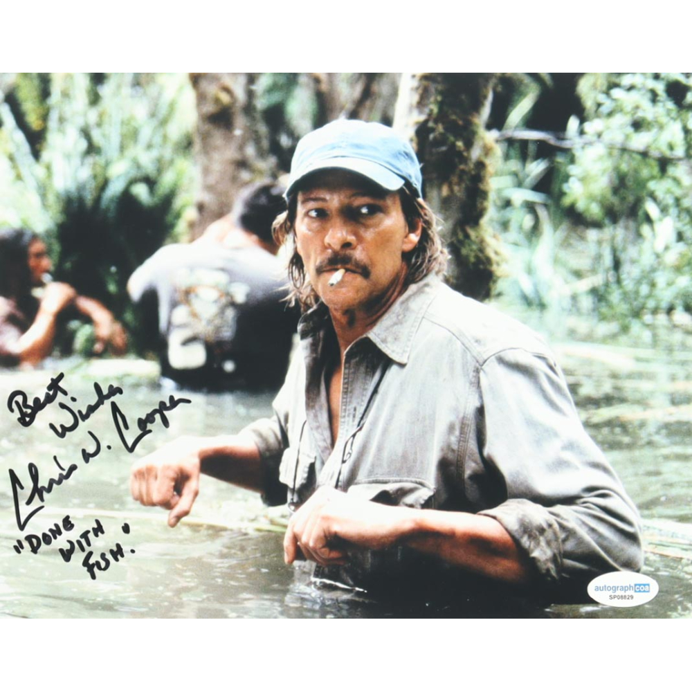 Chris Cooper Signed "Adaptation." 8x10 Photo Inscribed "Best Wishes" & "'Done With Fish'" (AutographCOA) at PristineAuction.com