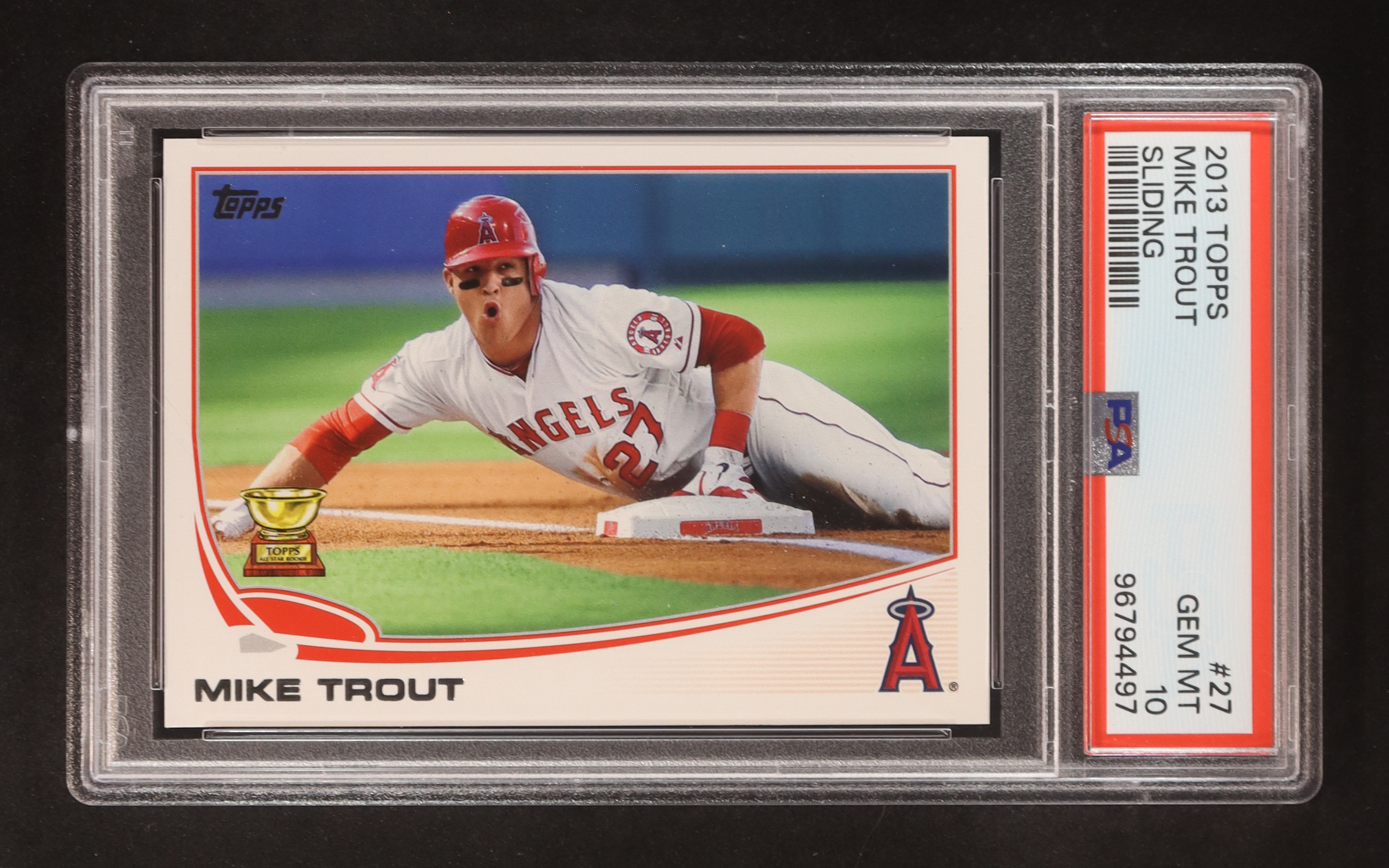 Mike Trout 2013 Topps #27 (PSA 10) at PristineAuction.com Mike Trout 2013 Topps #27 (PSA 10) at PristineAuction.com