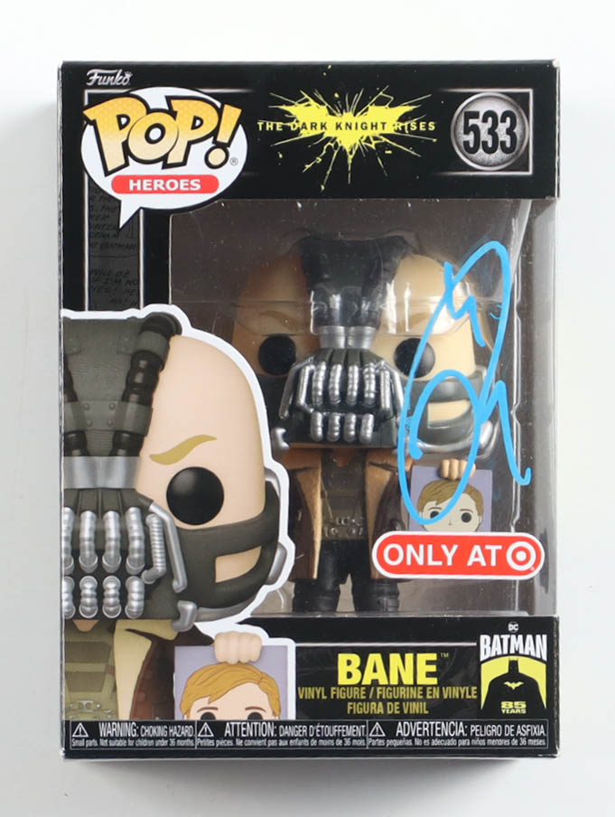 Tom Hardy Signed "The Dark Knight Rises" #533 Bane Funko Pop Vinyl Figure (Beckett) at PristineAuction.com Tom Hardy Signed "The Dark Knight Rises" #533 Bane Funko Pop Vinyl Figure (Beckett) at PristineAuction.com