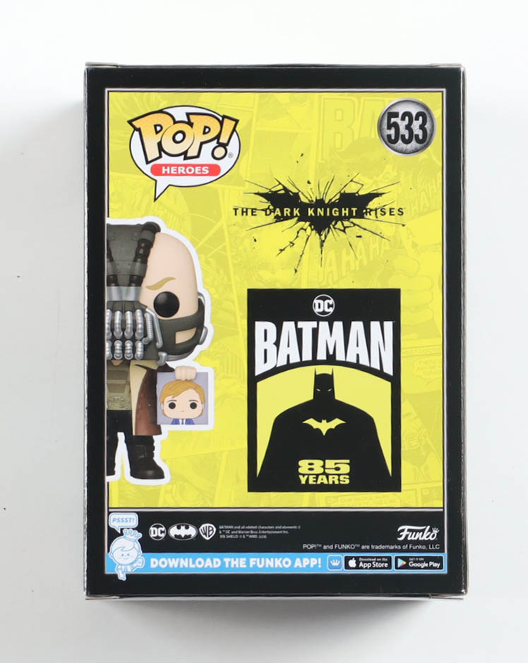 Tom Hardy Signed "The Dark Knight Rises" #533 Bane Funko Pop Vinyl Figure (Beckett) at PristineAuction.com Tom Hardy Signed "The Dark Knight Rises" #533 Bane Funko Pop Vinyl Figure (Beckett) at PristineAuction.com