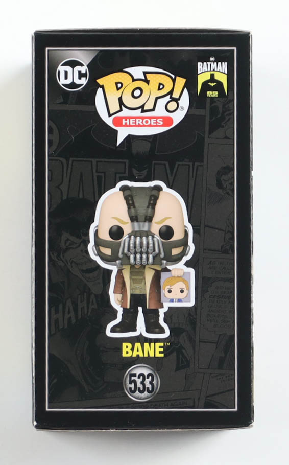 Tom Hardy Signed "The Dark Knight Rises" #533 Bane Funko Pop Vinyl Figure (Beckett) at PristineAuction.com Tom Hardy Signed "The Dark Knight Rises" #533 Bane Funko Pop Vinyl Figure (Beckett) at PristineAuction.com