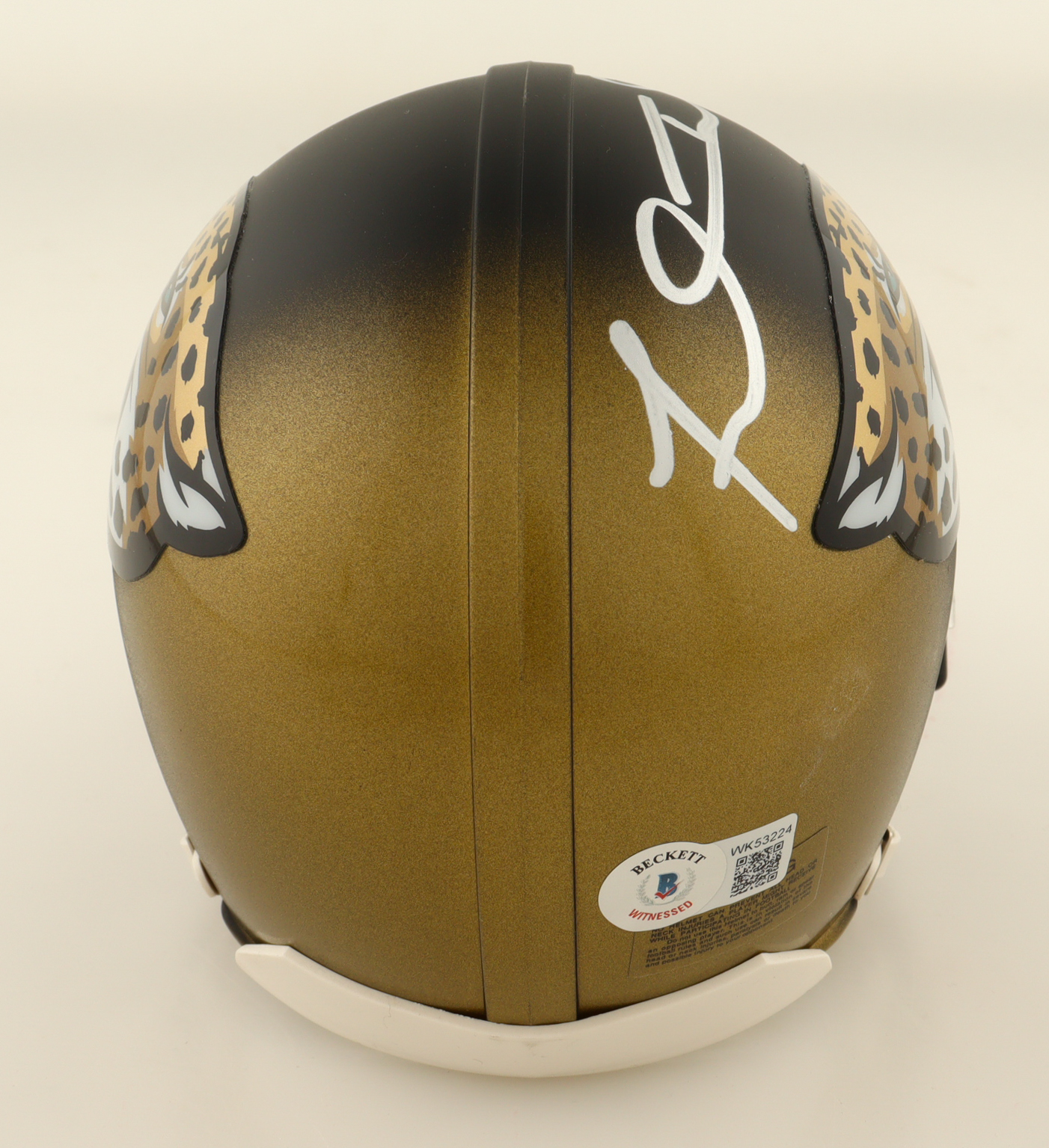 Fred Taylor Signed Jaguars Alternate Mini Helmet (Beckett) at PristineAuction.com Fred Taylor Signed Jaguars Alternate Mini Helmet (Beckett) at PristineAuction.com