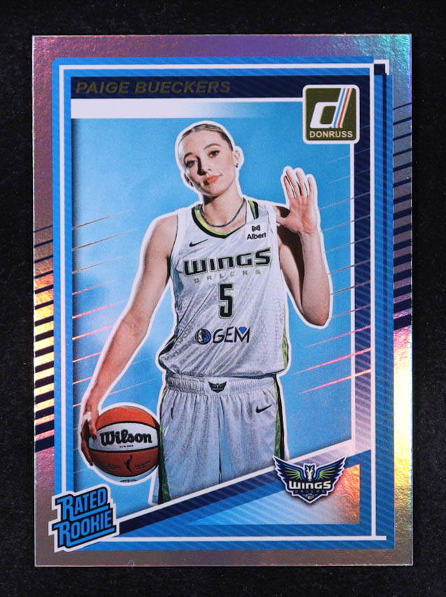 Paige Bueckers 2025 Donruss WNBA Holo #86 RR RC at PristineAuction.com Paige Bueckers 2025 Donruss WNBA Holo #86 RR RC at PristineAuction.com