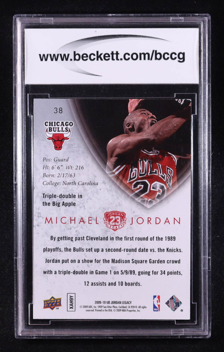 Michael Jordan 2009-10 Upper Deck MJ Legacy Collection Gold #24 (BCCG 10) at PristineAuction.com Michael Jordan 2009-10 Upper Deck MJ Legacy Collection Gold #24 (BCCG 10) at PristineAuction.com