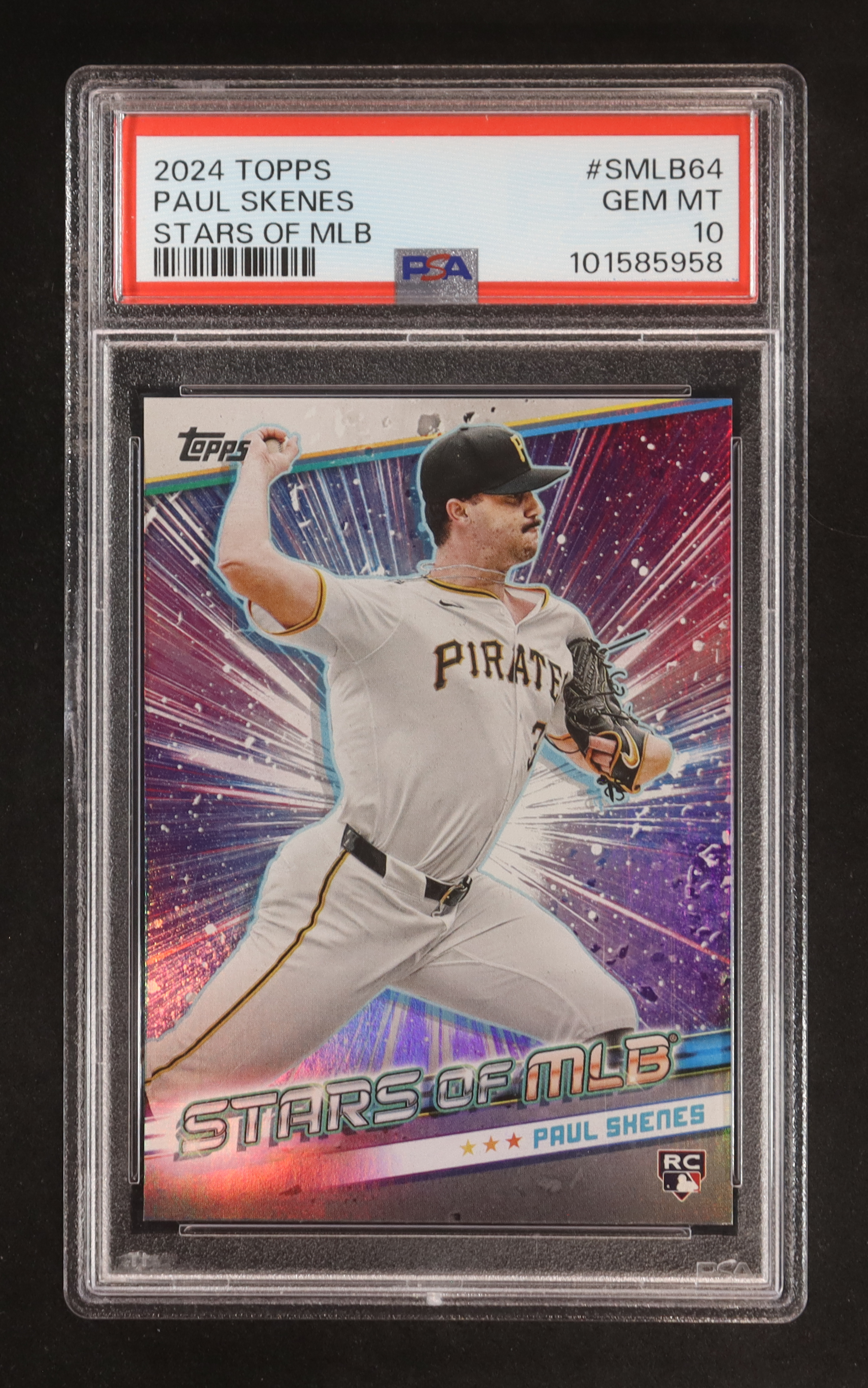 Paul Skenes 2024 Topps Stars of MLB #SMLB64 RC (PSA 10) at PristineAuction.com Paul Skenes 2024 Topps Stars of MLB #SMLB64 RC (PSA 10) at PristineAuction.com