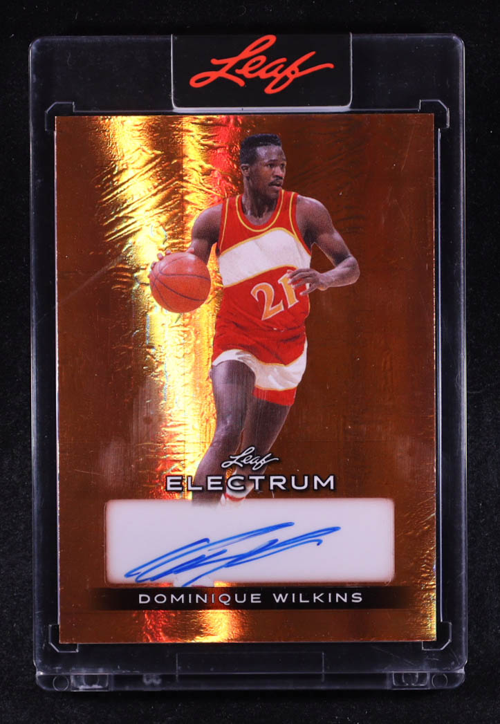 Dominique Wilkins 2024 Leaf Electrum Autographs Spectrum Bronze Holofoil #BADW2 #08/20 at PristineAuction.com Dominique Wilkins 2024 Leaf Electrum Autographs Spectrum Bronze Holofoil #BADW2 #08/20 at PristineAuction.com