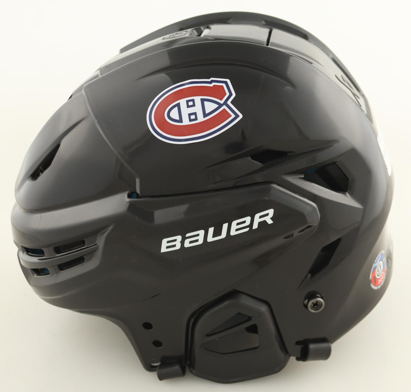 Cole Caufield Signed Canadiens Full-Size Hockey Helmet (JSA) at PristineAuction.com Cole Caufield Signed Canadiens Full-Size Hockey Helmet (JSA) at PristineAuction.com