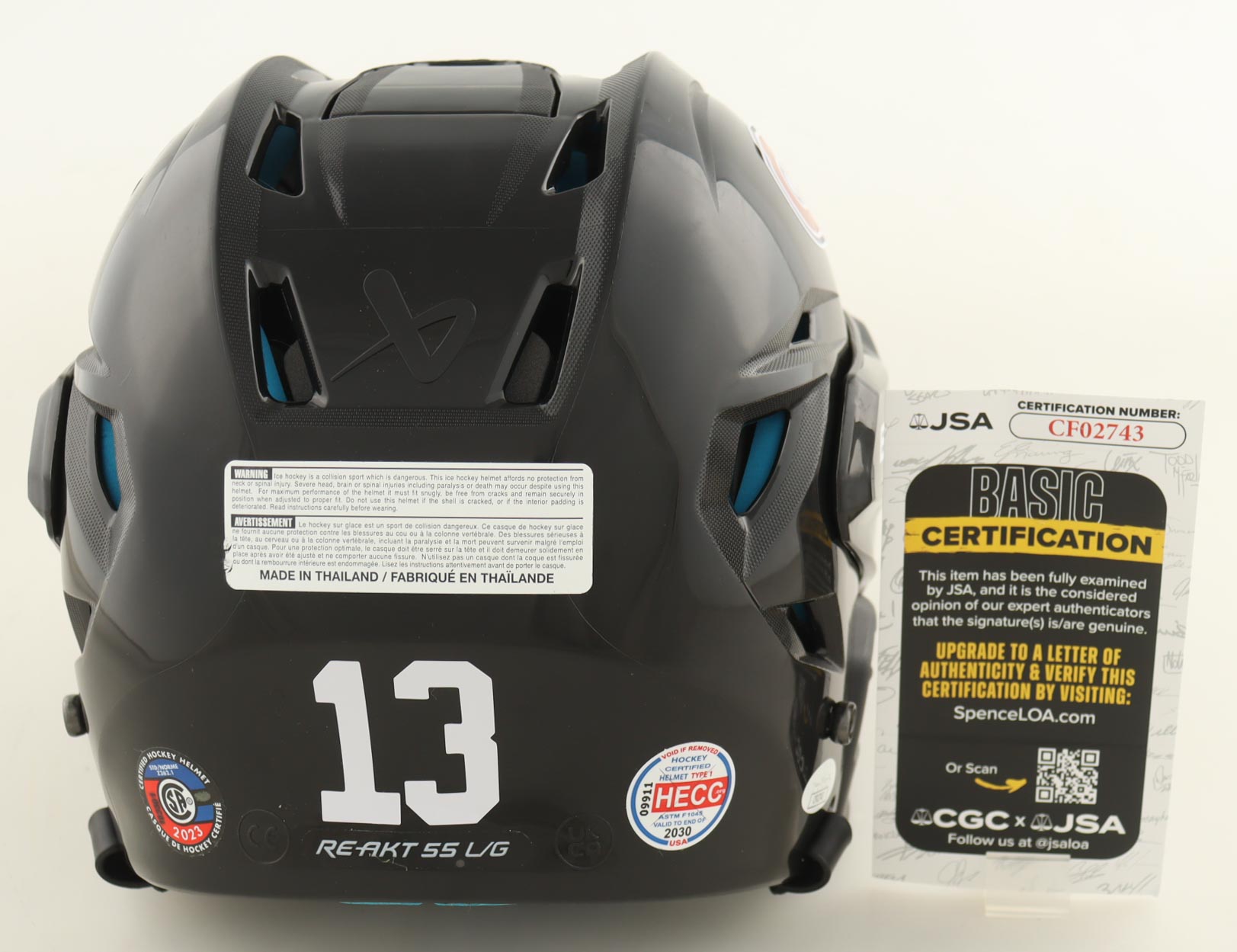 Cole Caufield Signed Canadiens Full-Size Hockey Helmet (JSA) at PristineAuction.com Cole Caufield Signed Canadiens Full-Size Hockey Helmet (JSA) at PristineAuction.com