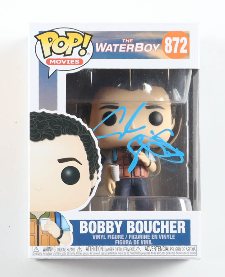 Adam Sandler Signed "The Waterboy" #872 Bobby Boucher Funko Pop! Vinyl Figure (Beckett) at PristineAuction.com Adam Sandler Signed "The Waterboy" #872 Bobby Boucher Funko Pop! Vinyl Figure (Beckett) at PristineAuction.com
