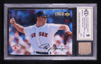 Roger Clemens 1994 Upper Deck Collector's Choice Silver Signature Game Used Bat #348 (BCCG 9) at PristineAuction.com