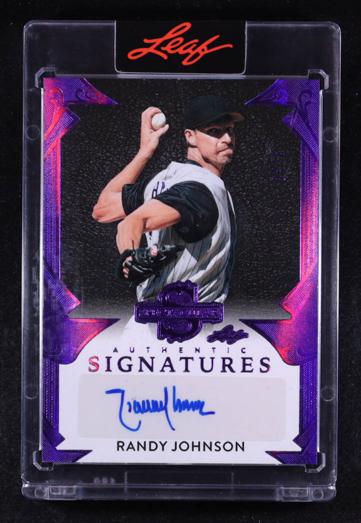 Randy Johnson 2025 Leaf Spectacular Signatures Spectrum Purple #SRJ2 #03/10 at PristineAuction.com Randy Johnson 2025 Leaf Spectacular Signatures Spectrum Purple #SRJ2 #03/10 at PristineAuction.com
