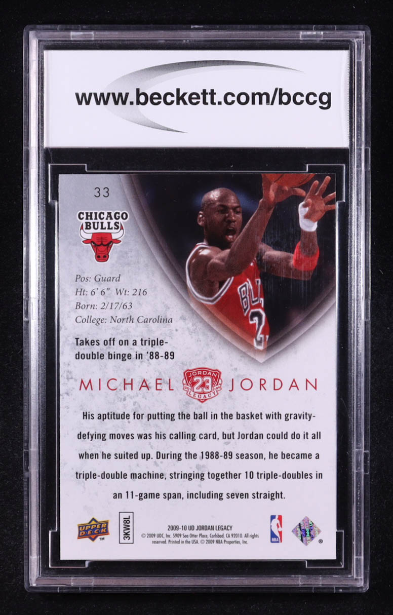 Michael Jordan 2009-10 Upper Deck MJ Legacy Collection Gold #33 (BCCG 10) at PristineAuction.com Michael Jordan 2009-10 Upper Deck MJ Legacy Collection Gold #33 (BCCG 10) at PristineAuction.com