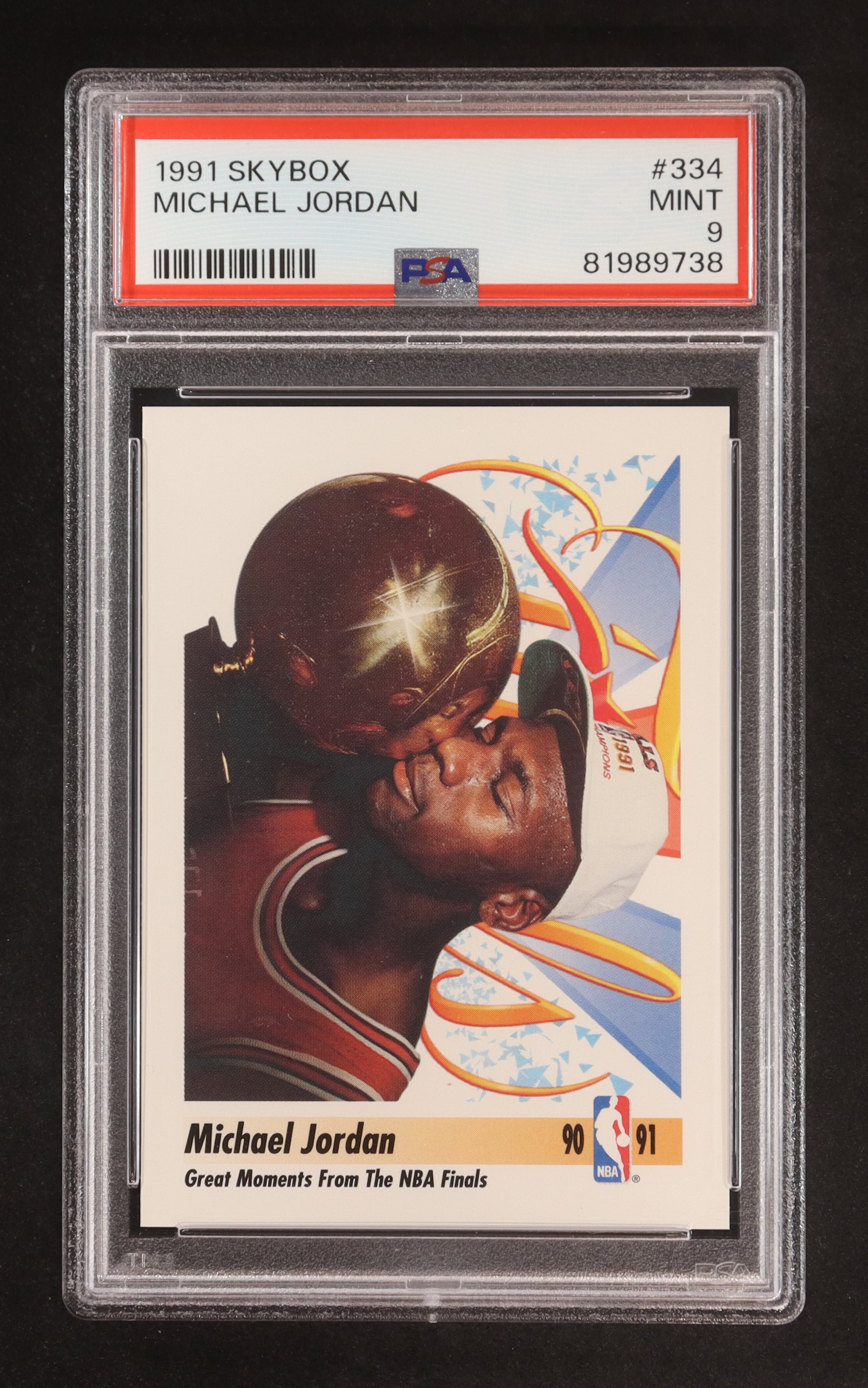 Michael Jordan 1991-92 SkyBox #334 FIN (PSA 9) at PristineAuction.com Michael Jordan 1991-92 SkyBox #334 FIN (PSA 9) at PristineAuction.com