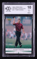 Tiger Woods 2002 Upper Deck National Convention #N11 (BCCG 10) at PristineAuction.com