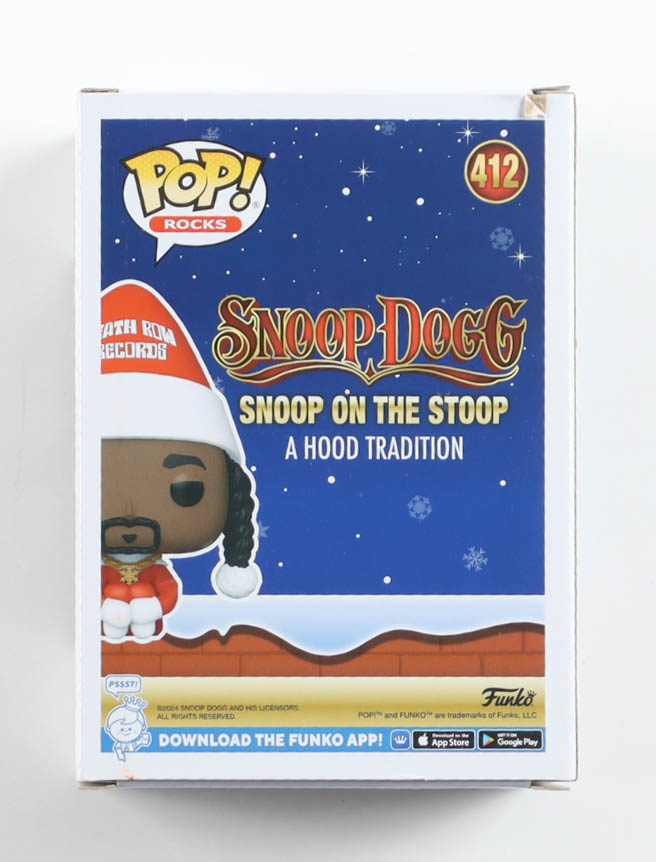 Snoop Dogg Signed #412 Snoop On The Stoop Funko Pop! Vinyl Figure (Beckett) at PristineAuction.com Snoop Dogg Signed #412 Snoop On The Stoop Funko Pop! Vinyl Figure (Beckett) at PristineAuction.com
