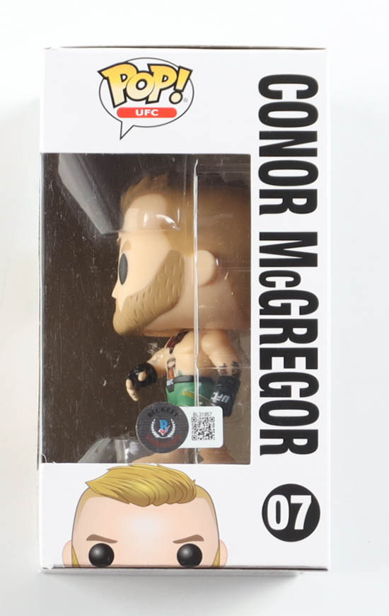Conor McGregor Signed "UFC" #07 Funko Pop! Vinyl Figure (Beckett) at PristineAuction.com Conor McGregor Signed "UFC" #07 Funko Pop! Vinyl Figure (Beckett) at PristineAuction.com
