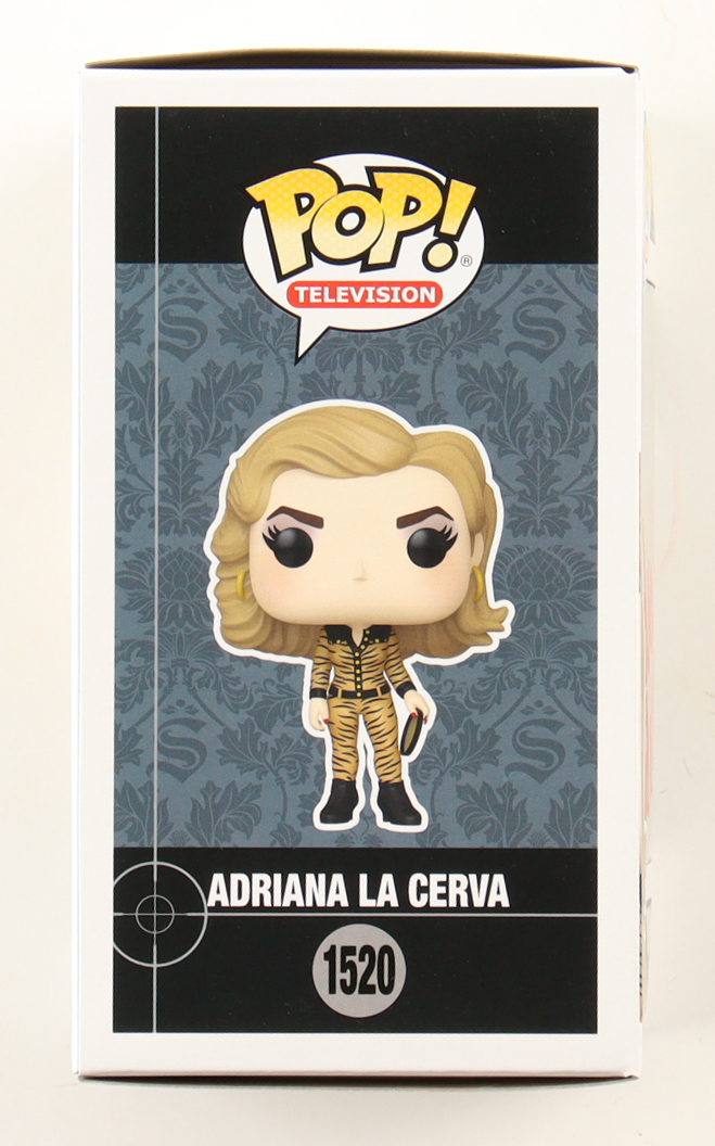Drea de Matteo Signed "The Sopranos" #1520 Adriana La Cerva Funko Pop! Vinyl Figure (Beckett) at PristineAuction.com Drea de Matteo Signed "The Sopranos" #1520 Adriana La Cerva Funko Pop! Vinyl Figure (Beckett) at PristineAuction.com
