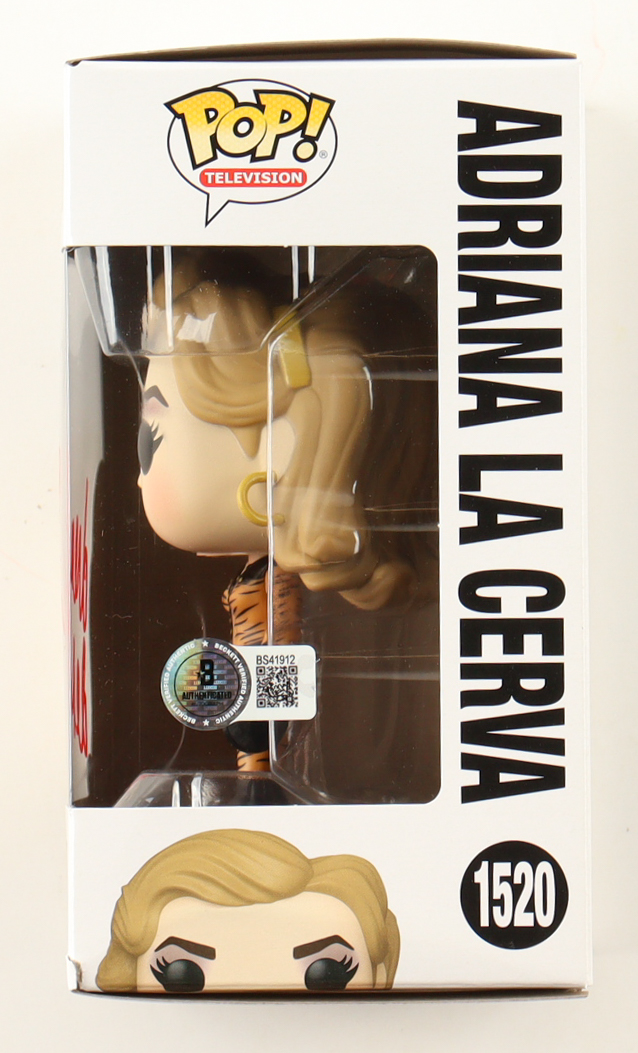 Drea de Matteo Signed "The Sopranos" #1520 Adriana La Cerva Funko Pop! Vinyl Figure (Beckett) at PristineAuction.com Drea de Matteo Signed "The Sopranos" #1520 Adriana La Cerva Funko Pop! Vinyl Figure (Beckett) at PristineAuction.com