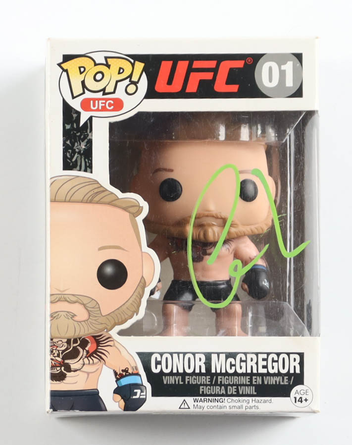 Conor McGregor Signed "UFC" #01 Funko Pop! Vinyl Figure (Beckett) at PristineAuction.com Conor McGregor Signed "UFC" #01 Funko Pop! Vinyl Figure (Beckett) at PristineAuction.com