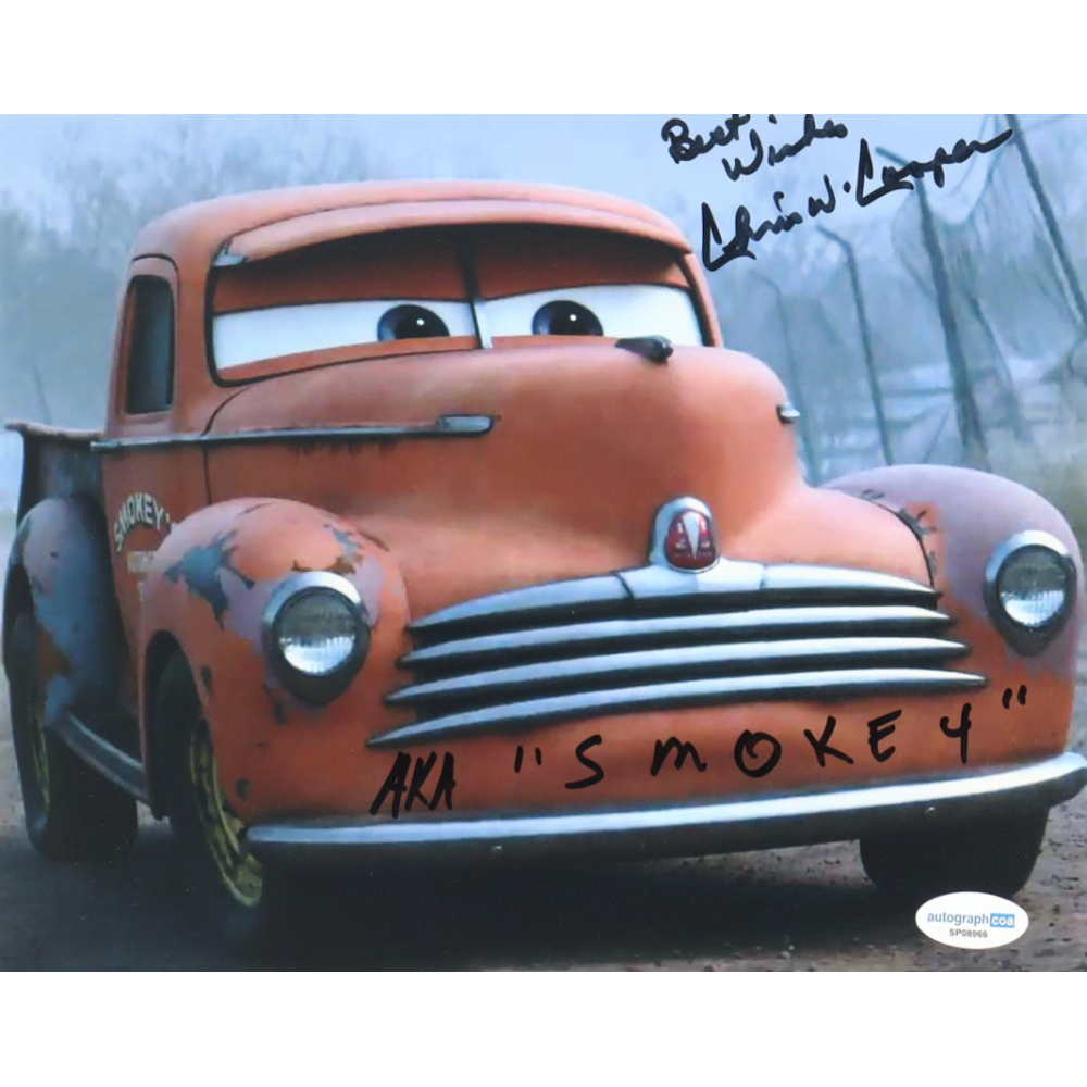 Chris Cooper Signed "Cars 3" 8x10 Photo Inscribed "Best Wishes" & "AKA 'Smokey'" (ACOA) at PristineAuction.com