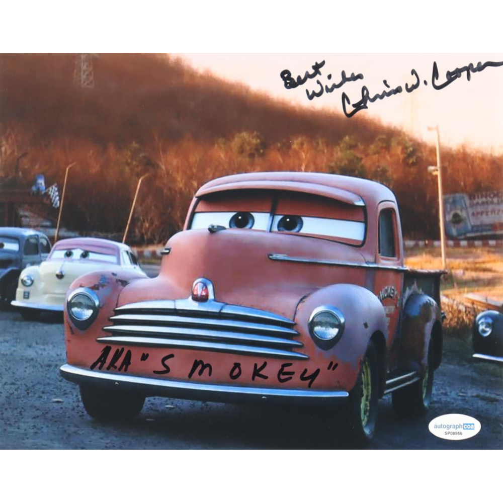 Chris Cooper Signed "Cars 3" 8x10 Photo Inscribed "Best Wishes" & "AKA 'Smokey'" (ACOA) at PristineAuction.com