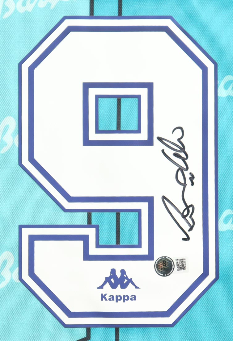 Ronaldo Nazario Signed FC Barcelona Kappa Authentic Jersey (Beckett) at PristineAuction.com Ronaldo Nazario Signed FC Barcelona Kappa Authentic Jersey (Beckett) at PristineAuction.com