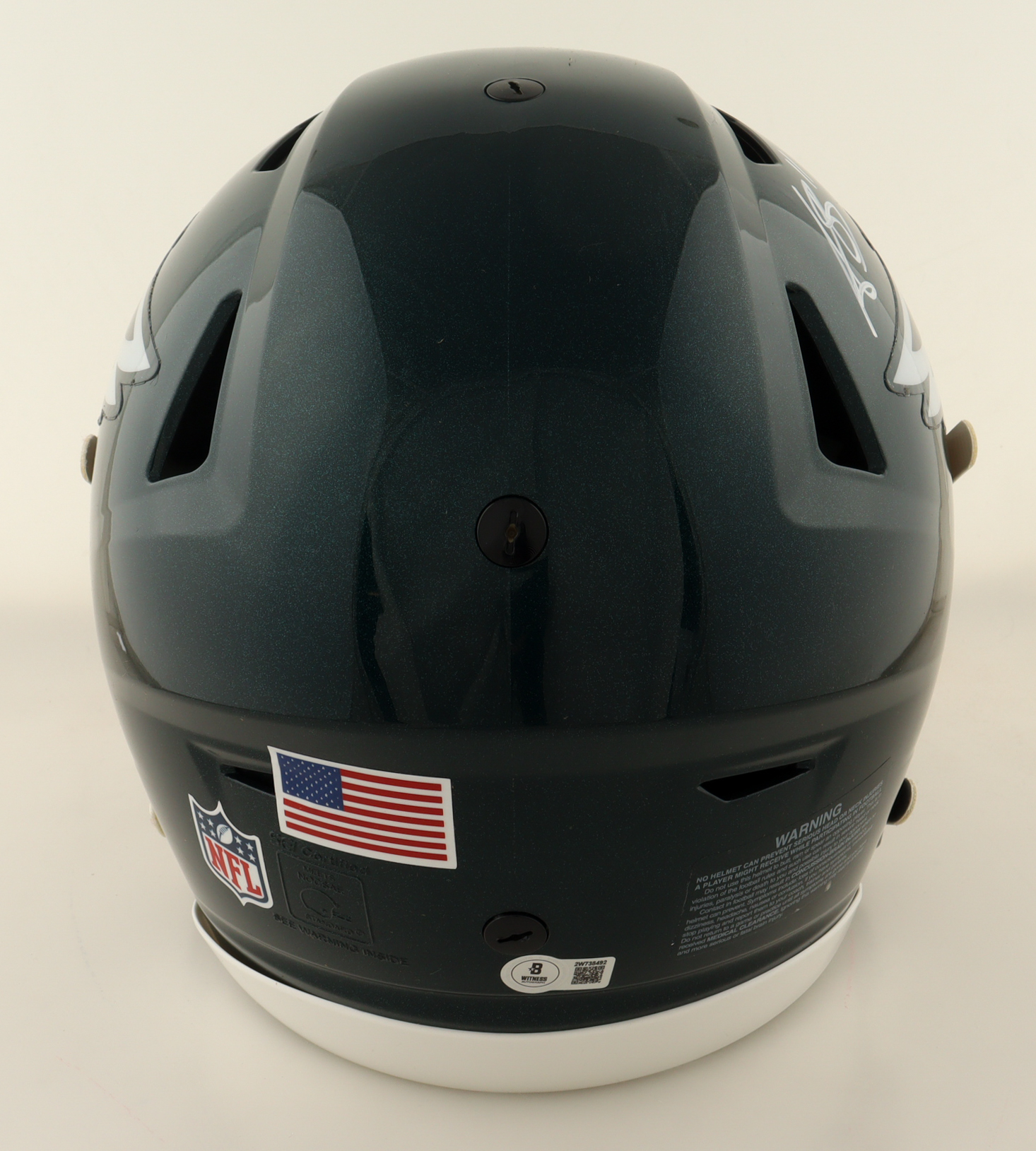 AJ Brown Signed Eagles Full-Size Authentic On-Field Speedflex Helmet (Beckett) at PristineAuction.com AJ Brown Signed Eagles Full-Size Authentic On-Field Speedflex Helmet (Beckett) at PristineAuction.com