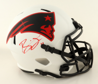 Bailey Zappe Signed Patriots Full-Size Lunar Eclipse Alternate Speed Helmet (JSA) at PristineAuction.com